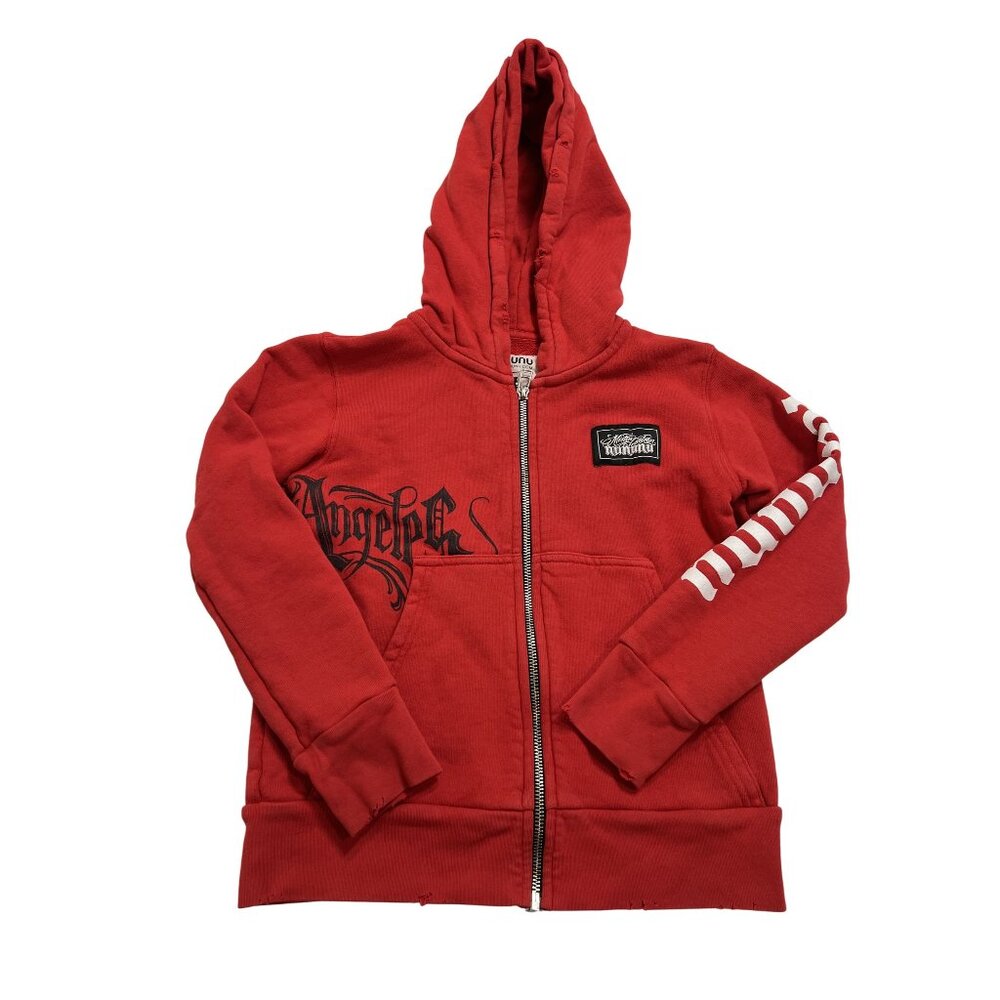 Nununu Mister C Zip Hoodie in Red